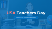 USA Teachers Day PowerPoint and Google Slides Themes