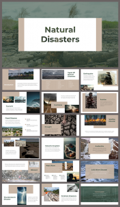 Natural Disasters PowerPoint and Google Slides Themes