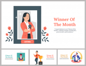 Winner Of The Month PowerPoint and Google Slides Themes