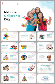 National Childrens Day PowerPoint and Google Slides Themes