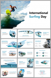 International Surfing Day PPT and Google Slides Themes
