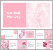 National Pink Day PowerPoint and Google Slides Themes