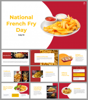 National French Fry Day PowerPoint and Google Slides Themes