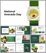 National Avocado Day PowerPoint and Google Slides Themes