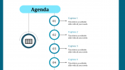  Agenda Google Slides & PowerPoint Templates With Four Node