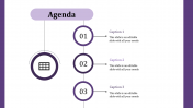 Attractive Agenda PPT Template For Business Meetings