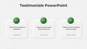 Attractive Testimonial PowerPoint and Google Slides Themes