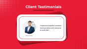 Client Testimonial PowerPoint and Google Slides Template