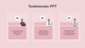 Best Testimonial PPT Presentation And Google Slides Template