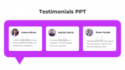 Easy To Edit Testimonials PPT and Google Slides Template