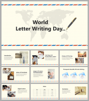 World Letter Writing Day PPT And Google Slides Themes