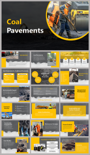 Creative Coal Pavements PowerPoint And Google Slides Themes