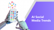 AI Social Media Trend PowerPoint And Google Slides Themes
