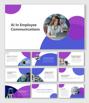 AI In Employee Communications PPT And Google Slides