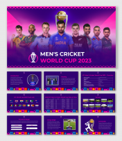 ICC World Cup Cricket 2023 PPT And Google Slides Templates