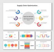 Editable Supply Chain Optimization Google Slides Themes