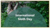 International Sloth Day PowerPoint And Google Slides Themes