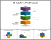 Editable 3D Cube PowerPoint And Google Slides Themes