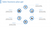 Impressive Sales Business Plan PPT Slide Designs-Six Node