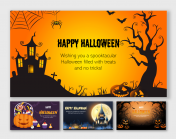 Attractive Halloween Wishes And Google Slides Themes