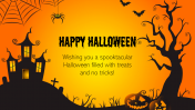 Attractive Halloween Wishes And Google Slides Themes
