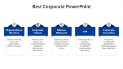 Best Corporate PowerPoint And Google Slides With Five Nodes