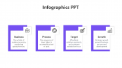 Creative Infographics PPT And Google Slides With 4 Nodes