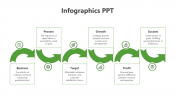 Infographics PPT And Google Slides Template With 6 Nodes