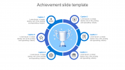Effective Achievement Slide Template With Circle Model