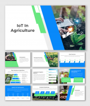 Easy To Use IoT In Agriculture PPT And Google Slides Themes