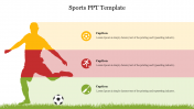 Engaging Sports PPT Template with Football Game Background
