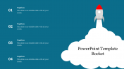 Editable PowerPoint Template Rocket Presentation