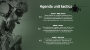 3 Nodes Military PowerPoint Template and Google Slides