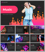 Music PowerPoint Presentation And Google Slides Templates