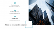 about us PowerPoint template presentation