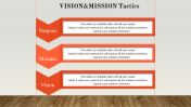 Creative Vision And Mission PPT Presentations Slide