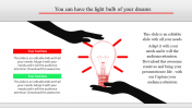 Get Innovative Light bulb PowerPoint Slide Template