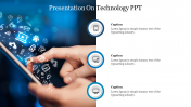 Awesome Presentation on Technology PPT with Three Nodes