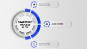 Attractive Process Flow PPT Template With Three Nodes