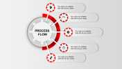 Amazing Process Flow PPT Template With Five Nodes Slide
