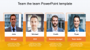 Creative Meet the Team PowerPoint Template and Google Slides