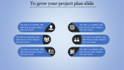 Six Node Project Plan Slide Template Presentation