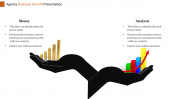 Get Business Growth Strategies PPT With Hand Model Analysis