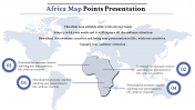 Map Presentation PowerPoint PPT Slides- Four Node 