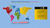 Vibrant Country Map PowerPoint Template and Google Slides