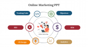 Online Marketing PPT Presentation And Google Slides Template