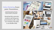 Online Marketing Presentation PowerPoint Slide