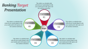 Predesigned Target PowerPoint Template - Five Node