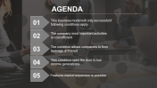 Use Amazing Agenda Slide Template PPT Presentation