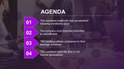 Download our 100% Editable Agenda Slide Template PPT